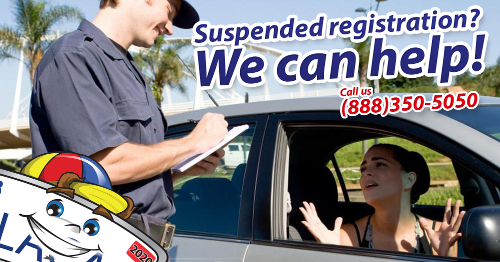 how to clear a suspended registration
